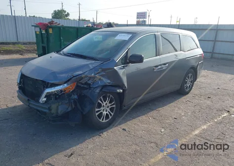 2012 Honda Odyssey Ex из США, поврежденный, VIN 5FNRL5H44CB109733